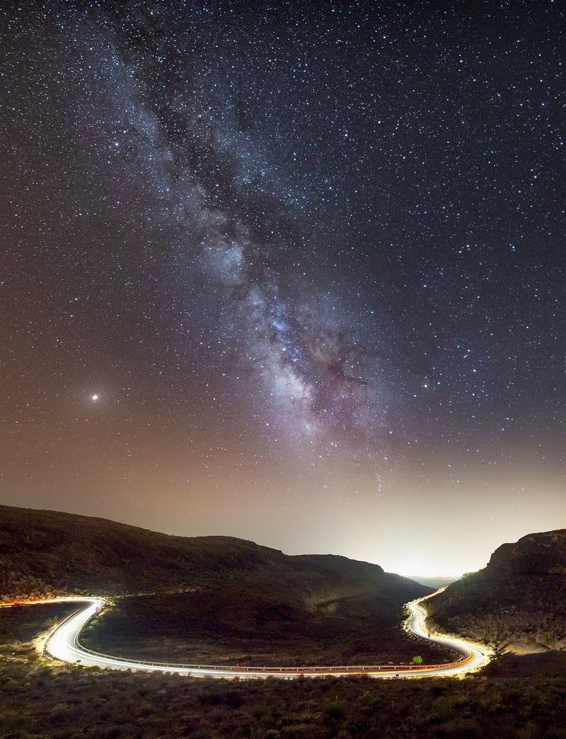 Milky Way Night Sky